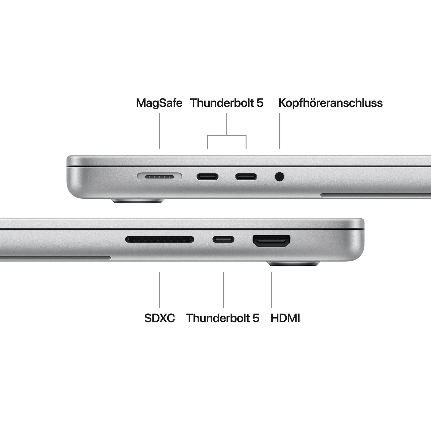 MacBook Pro 16 - SI/M4 Pro 14C CPU u. 20C GPU/24 GB/1 TB SSD/GER