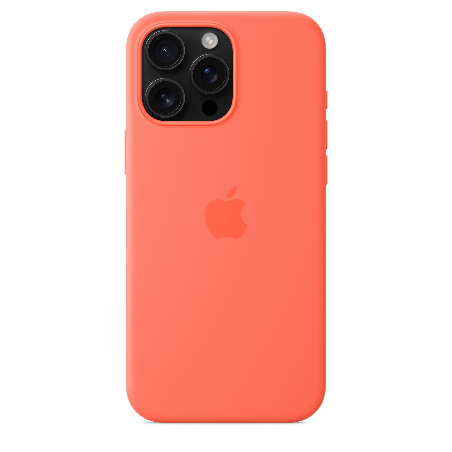Apple iPhone 16 Pro Max Silikon Case mit MagSafe, mandarine