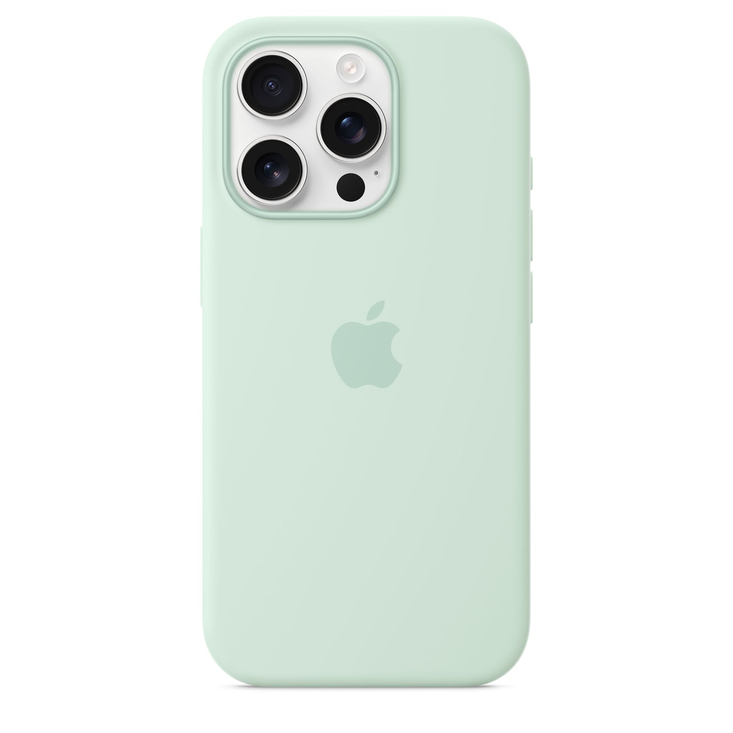 Apple iPhone 16 Pro Silikon Case mit MagSafe, aquamarin