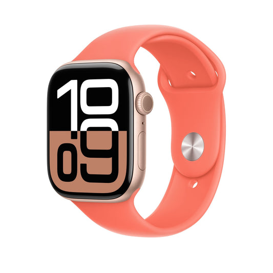 Apple Watch 46mm Sportarmband, mandarine - M/L