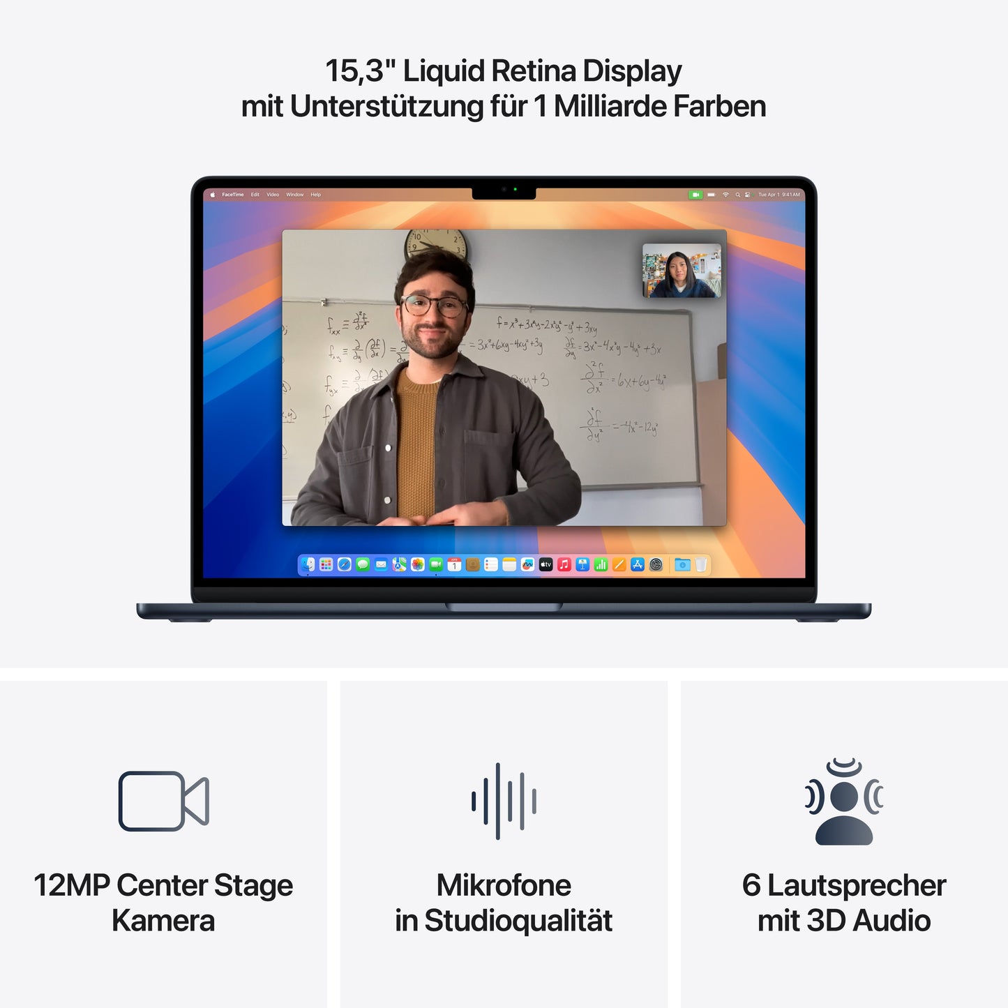 MacBook Air 15,3 RET - MIT/M4 10C CPU u. 10C GPU/24 GB/1 TB SSD/35W/GER