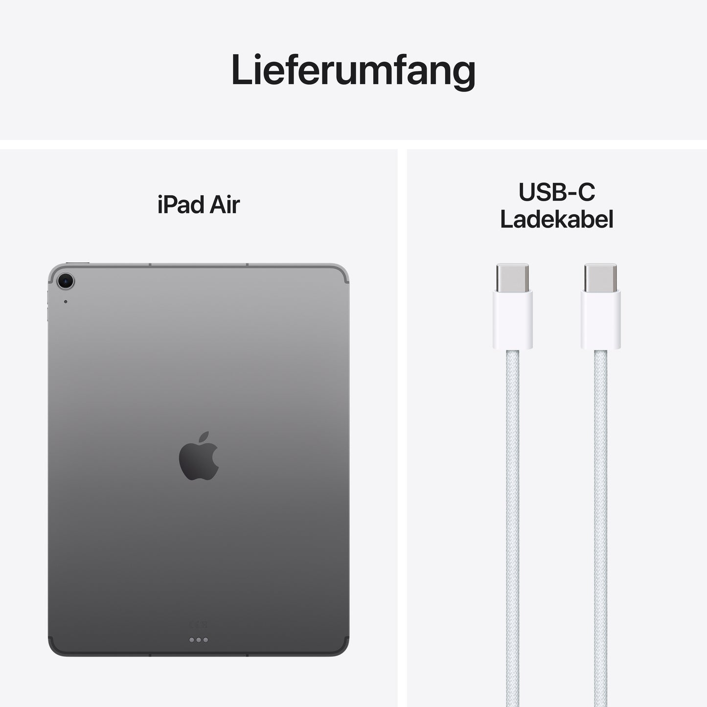 Apple iPad Air 13 Zoll Wi-Fi + Cellular, 256GB, space grau
