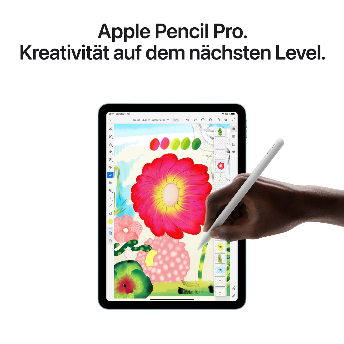 Apple iPad Air 13 Zoll Wi-Fi, 512GB, violett