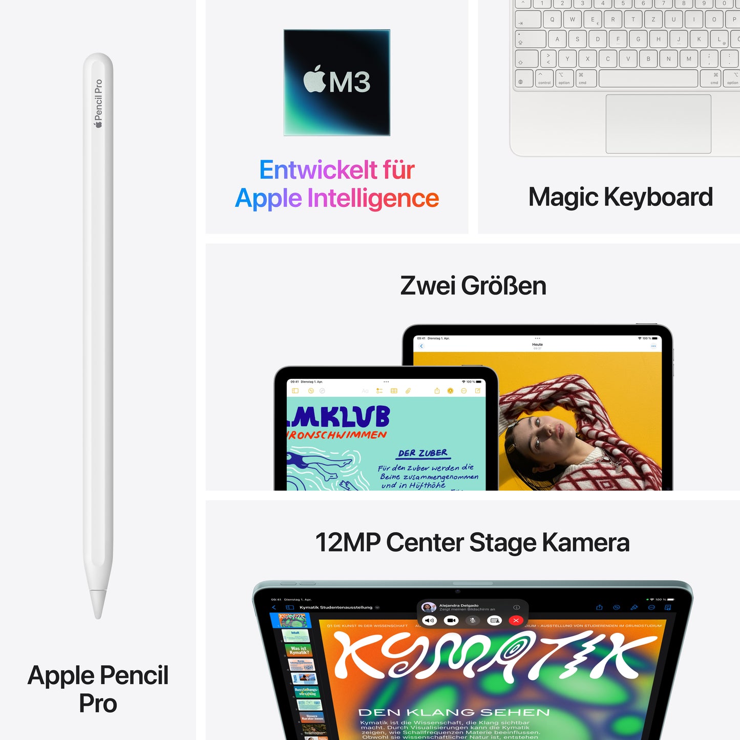Apple iPad Air 13 Zoll Wi-Fi, 512GB, violett