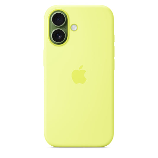 iPhone 17 Silicone Case mit MagSafe - Neon Gelb