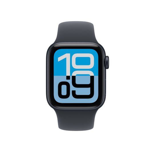 Apple Watch SE 3 GPS 40mm Mitternacht Aluminium Case mit Mitternacht Sportarmband - M/L