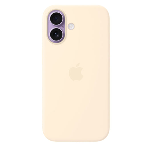 iPhone 17 Silicone Case mit MagSafe – Vanille