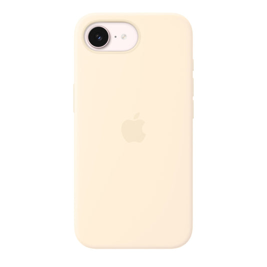 iPhone 17e/16e Silicone Case mit MagSafe – Vanille