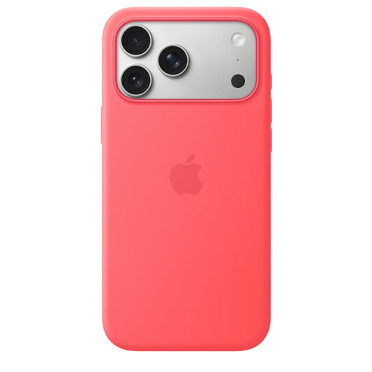 iPhone 17 Pro Max Silicone Case mit MagSafe – Helle Guave
