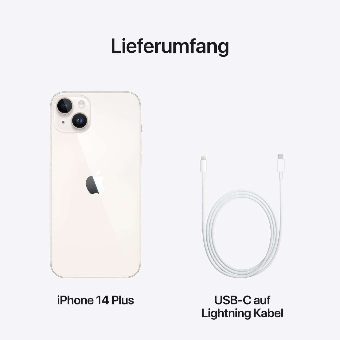iPhone 14 Plus, 256GB, sternenlicht
