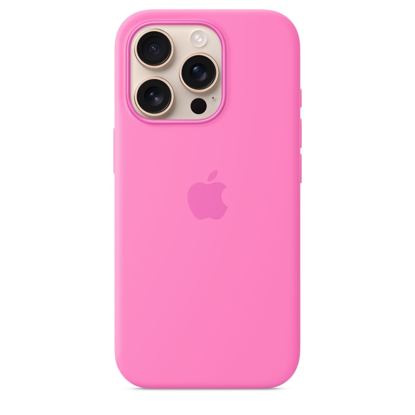 Apple iPhone 16 Pro Silikon Case mit MagSafe, pfingstrose