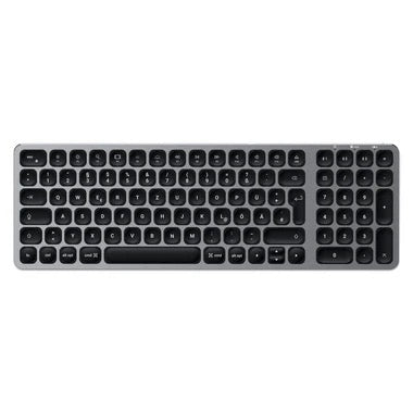 Satechi Aluminium BT Backlit Keyboard Slim German space gray