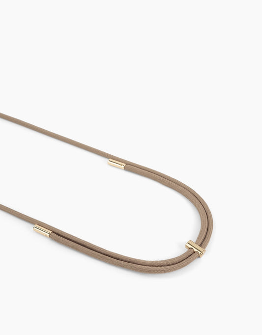 Ideal of Sweden Handy-Umhängeband mit Kordel - Beige - epos | Apple Premium Partner