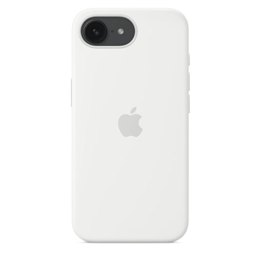 Apple iPhone 16e Silikon Case, weiss