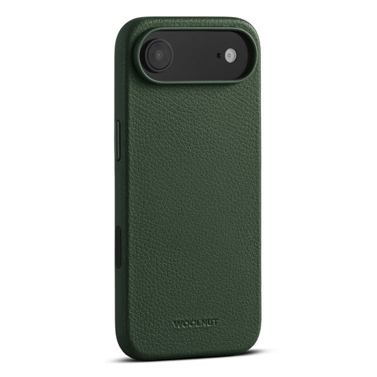 Woolnut Leder Case für iPhone Air - Grün