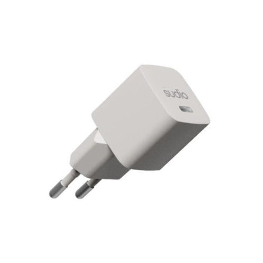 Sudio P1 USB-C Netzteil 25W für iPhone, iPad und Watch - weiß