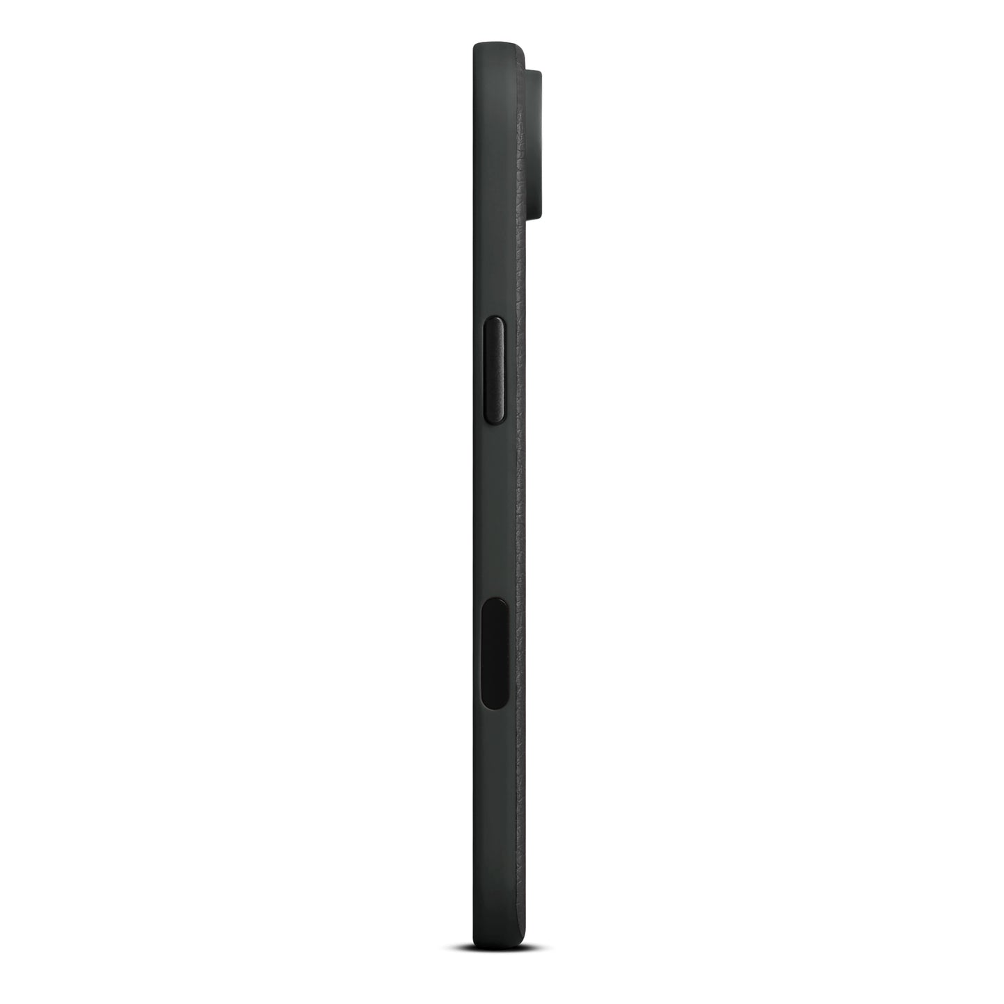 Woolnut Leder Case für iPhone Air - Schwarz