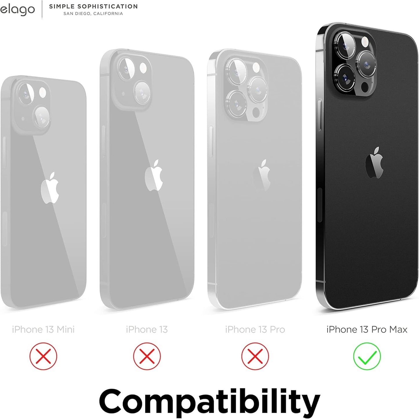 ELAGO Hybrid Case iPhone 13 Pro Max - Transparent