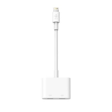 Belkin RockStar Lightning-Audio und Ladeadapter, weiß