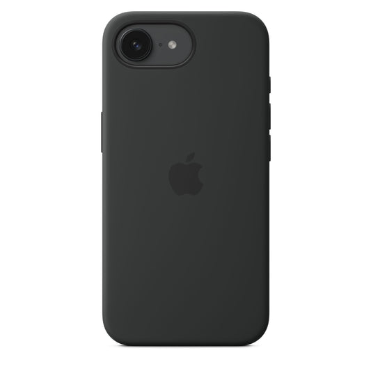 Apple iPhone 16e Silikon Case, schwarz