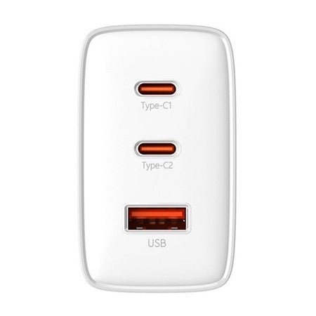 Baseus OS-Cube Pro 2xUSB-C + USB-A, 65W (weiss)