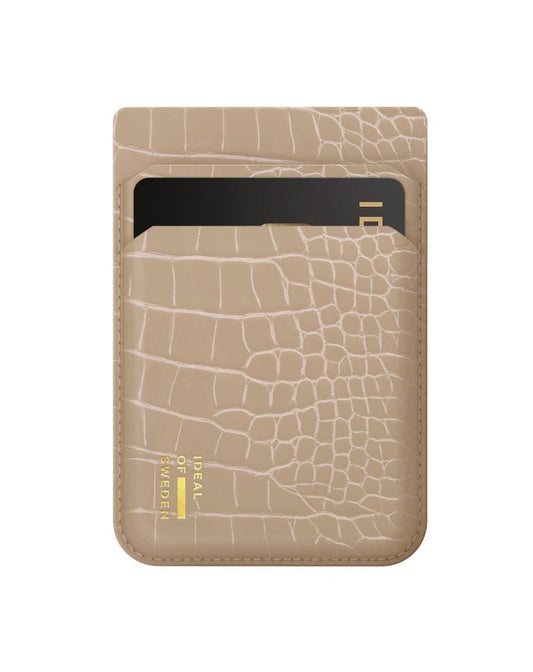 Ideal of Sweden MagSafe Kartenhalter - Warm Beige Kroko - epos | Apple Premium Partner