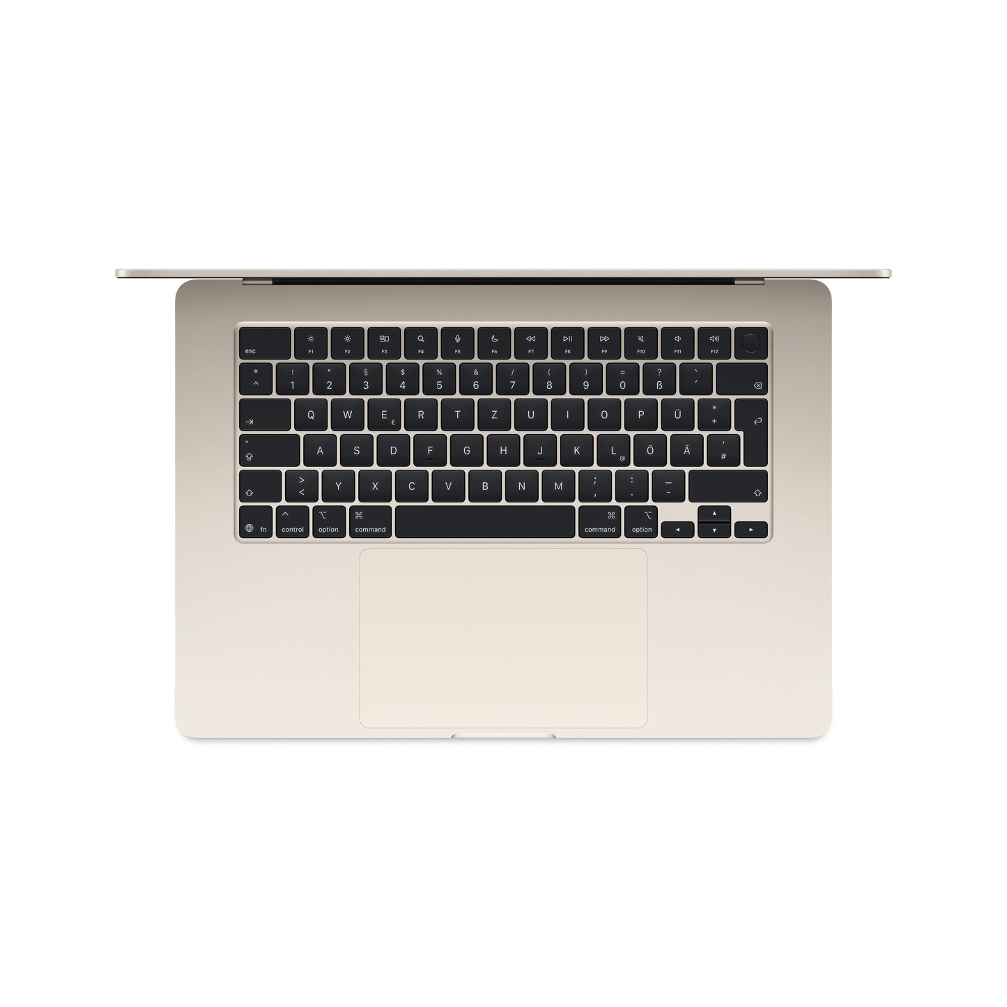 MacBook Air 15 Zoll mit M4 Chip, 10-Core CPU und 10-Core GPU, 24GB, 512GB SSD, polarstern