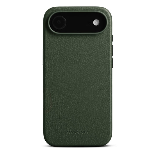 Woolnut Leder Case für iPhone Air - Grün
