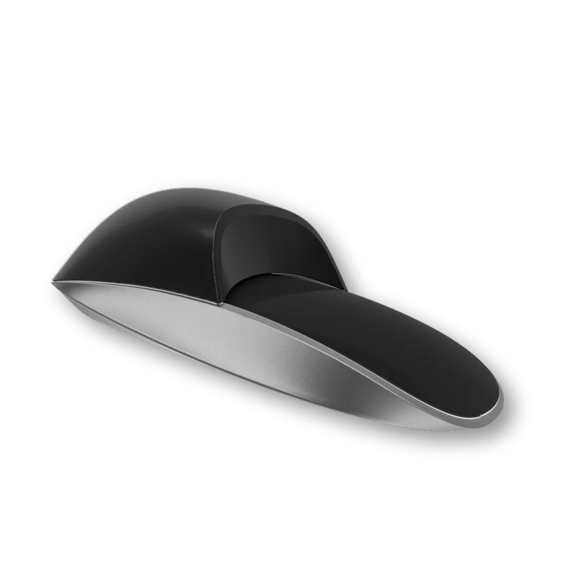 Solumics Maus Ergo-Cover schwarz/silber