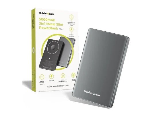 Mobile Origin Magsafe Powerbank mit Watch Charger  - Space Grau