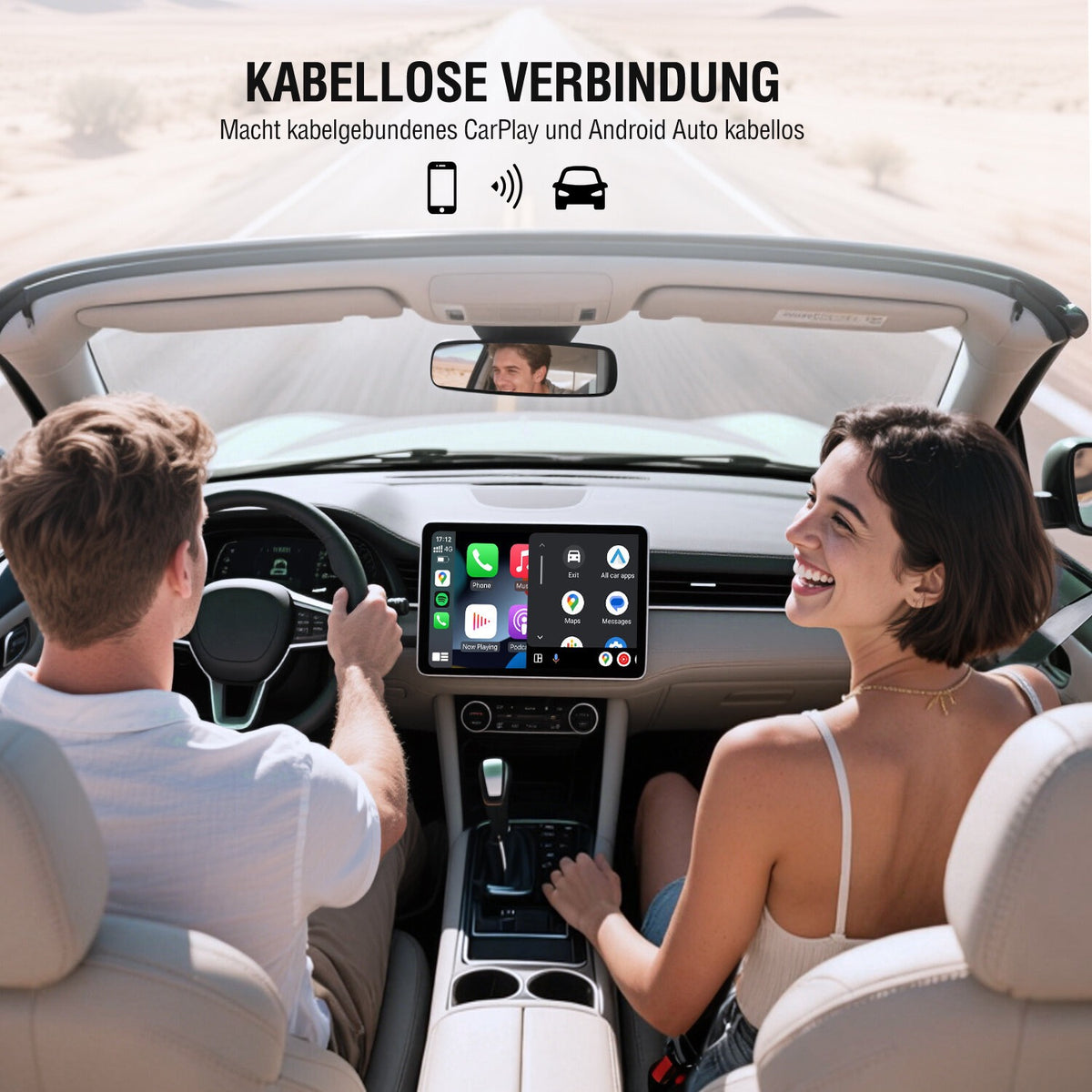4smarts Wireless CarPlay Adapter, schwarz