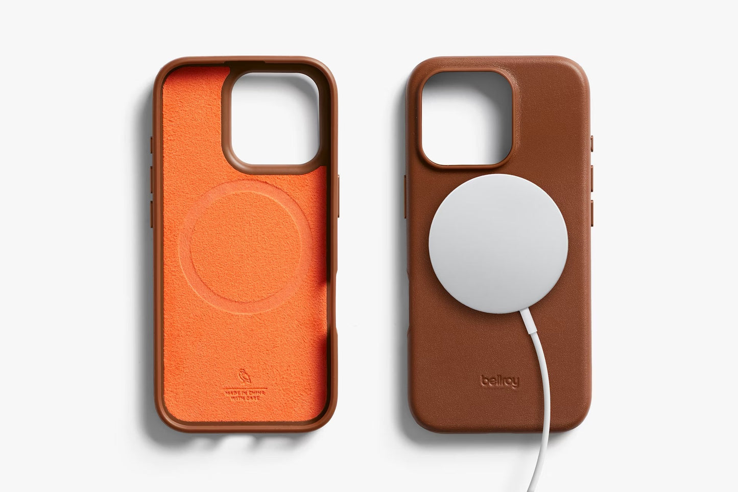 Bellroy Phone Case - 0 card iPhone 16 Pro Max - Sienna