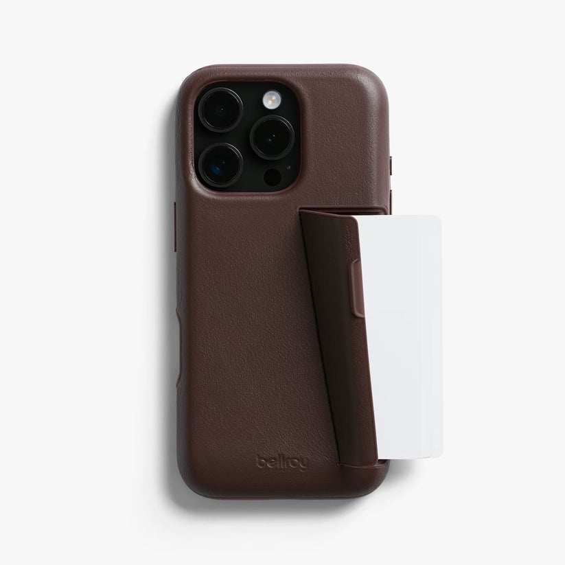 Bellroy Phone Case - 3 card iPhone 16 Pro - Ganache