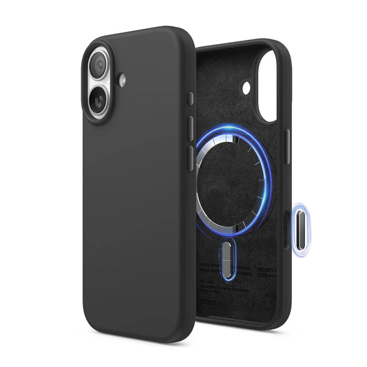 Elago MagSafe Silikon Case für iPhone 17 - Schwarz - epos | Apple Premium Partner