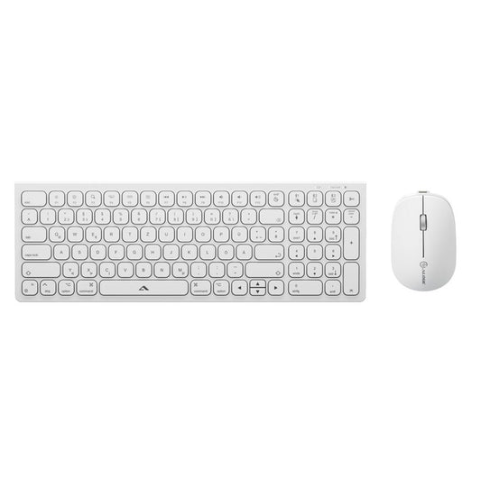 Alogic Echelon Compact Tastatur German + Mouse - Weiss