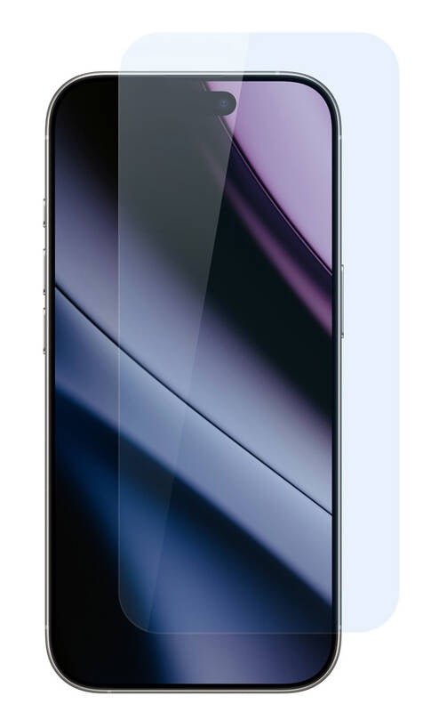 An iPhone 18 Pro Max / 17 Pro Max is displayed with an Epico Panzerglas für iPhone 18 Pro Max / 17 Pro Max – mit Installationskit glass screen protector and installation kit positioned in front, highlighting the device’s display and curved edges.