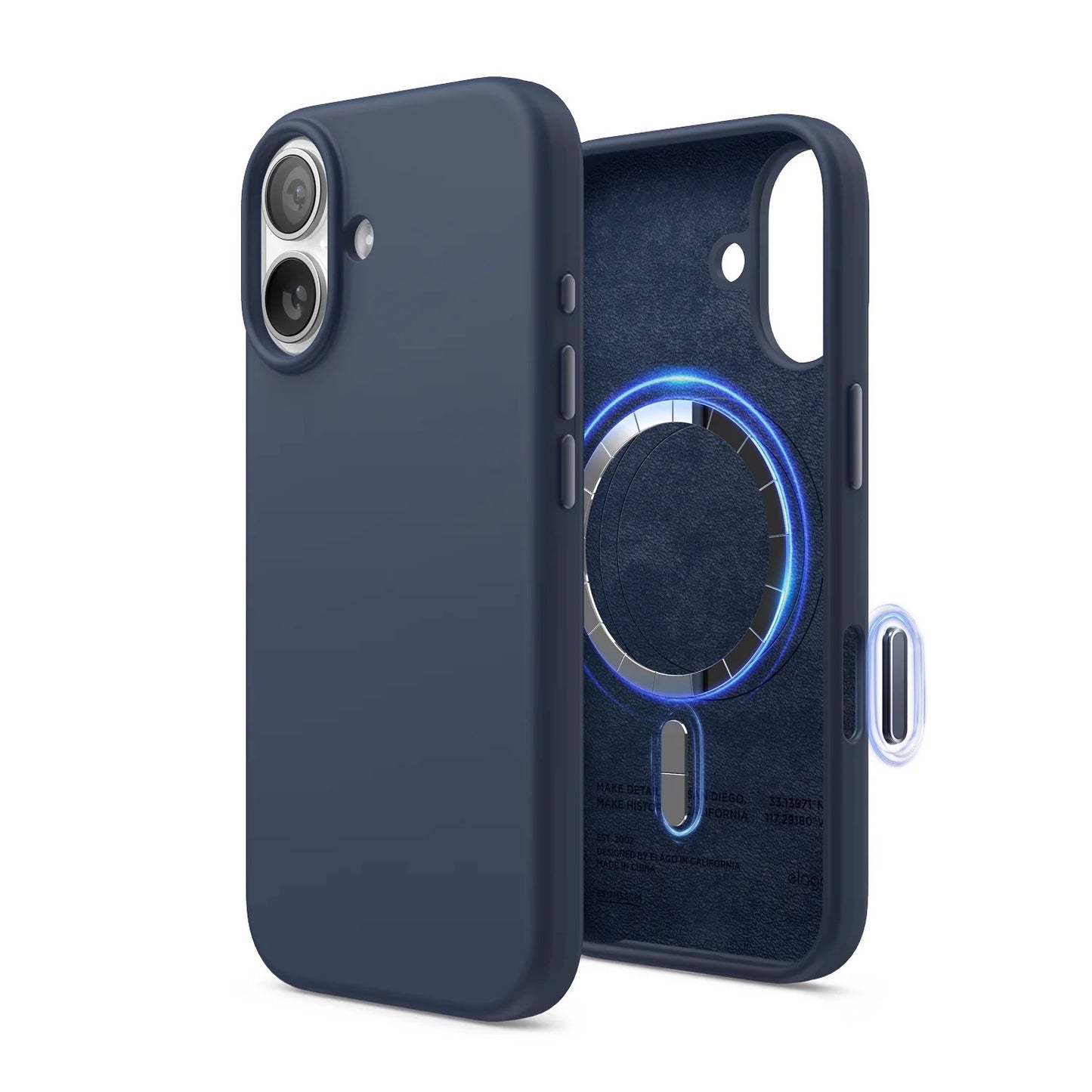 Elago MagSafe Silikon Case für iPhone 17 - Indigo Blau - epos | Apple Premium Partner