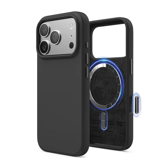 Elago MagSafe Silikon Case für iPhone 17 Pro - Schwarz - epos | Apple Premium Partner