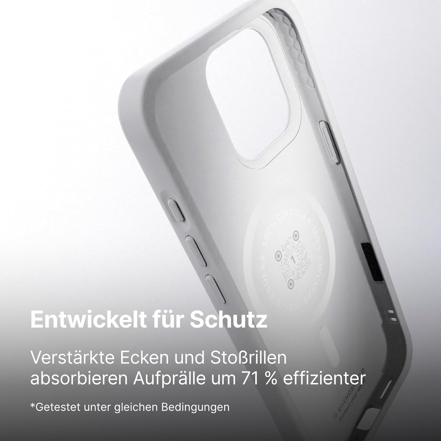 Rhinoshield SolidX Magsafe Silikon Case für iPhone 17 Pro Max - Schwarz