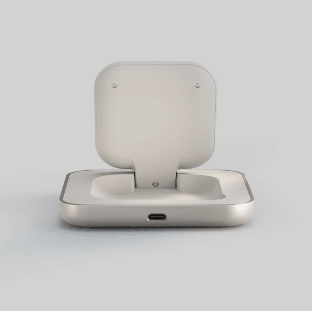 Zens Aluminium Series Magnetic Nightstand Wireless Charger -weiss