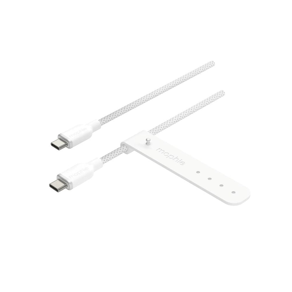 mophie USB-C auf USB-C Kabel 1m - Weiß