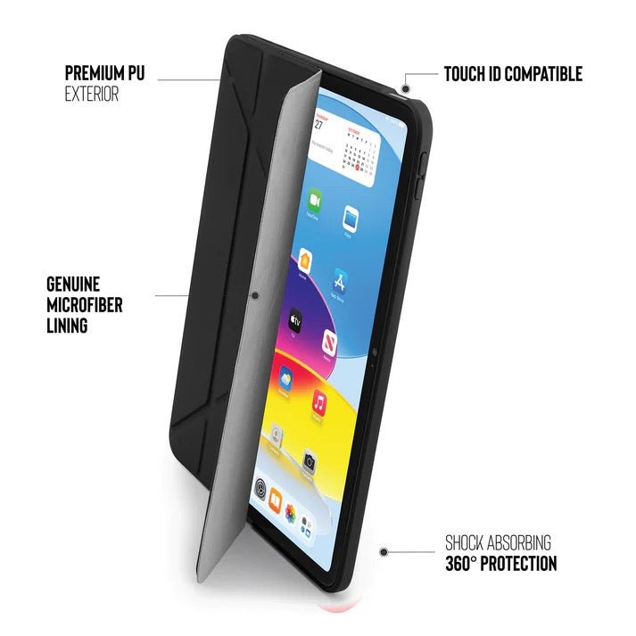 Pipetto Origami No1 Original Case für iPad A16 - Black