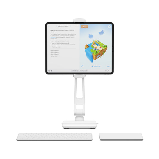 Twelve South HoverBar Duo, justierbare Halterung für iPad & iPhone (weiß)