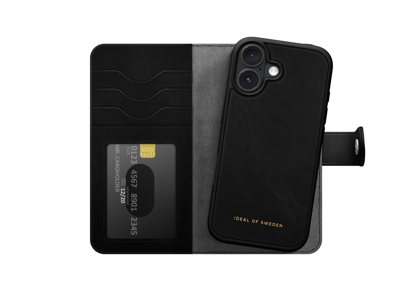 Ideal of Sweden Magnet Wallet+ MagSafe iPhone 17 - Schwarz