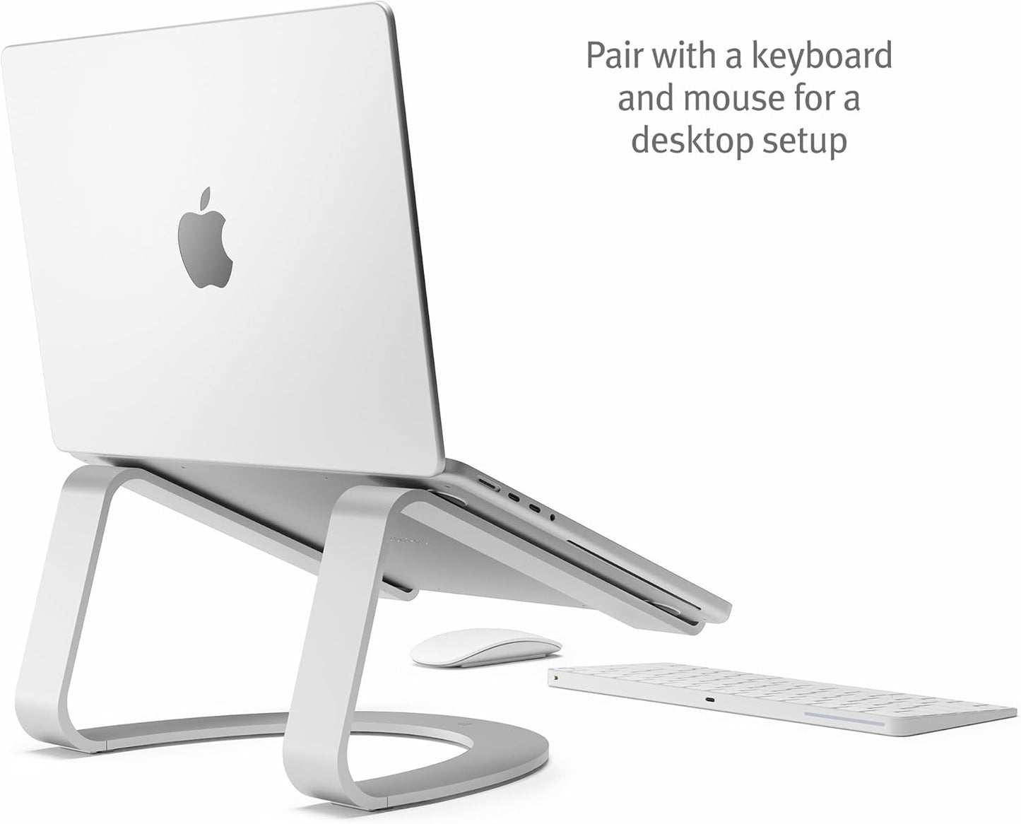 Twelve South Curve SE Aluminum Ständer für MacBooks und Notebooks, Silber