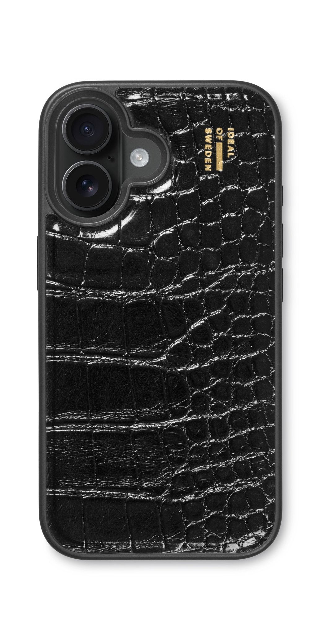 Ideal of Sweden MagSafe Veganlederhülle iPhone 17 - Schwarz Kroko