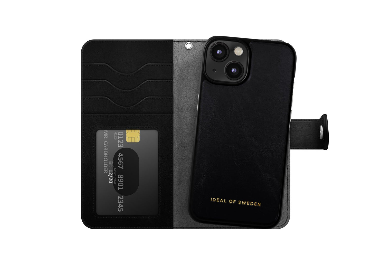 Ideal of Sweden Magnet Wallet+ MagSafe iPhone 13 / 14 / 16e / 17e - Schwarz