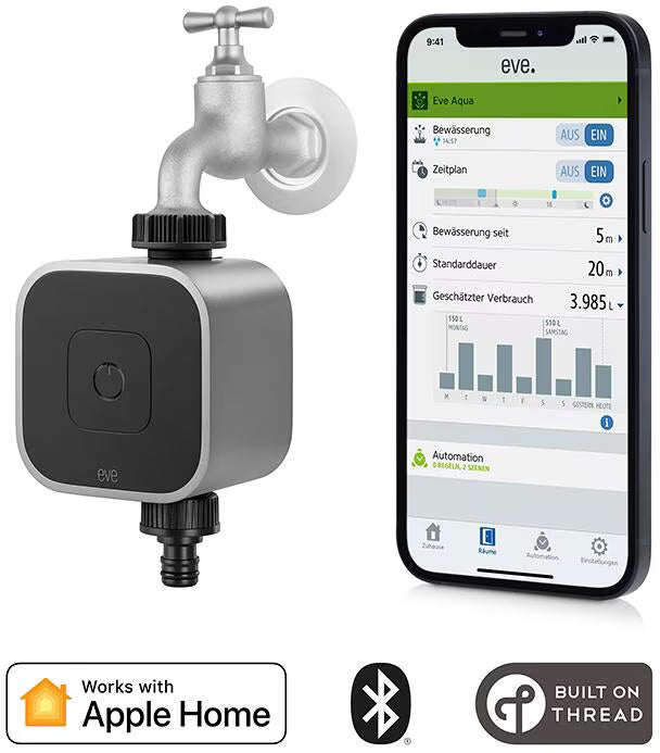 Eve Aqua, Smarte Bewässerungssteuerung