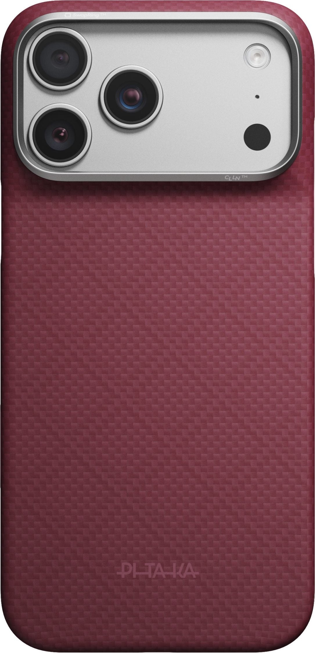 Pitaka Edge Case iPhone 17 Pro Max/18 Pro Max Burgundy Argyle