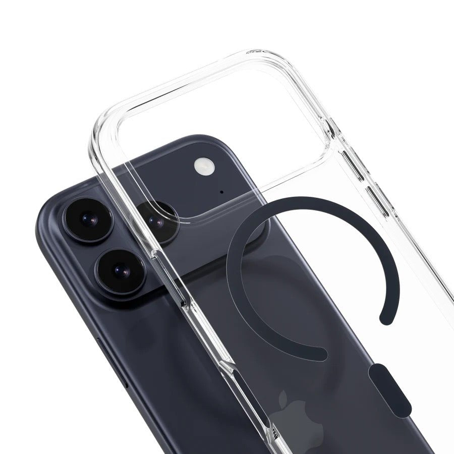 MagEasy iPhone 17 Pro MagSafe Clear Case - schwarzer Magsafe - Ring - epos | Apple Premium Partner
